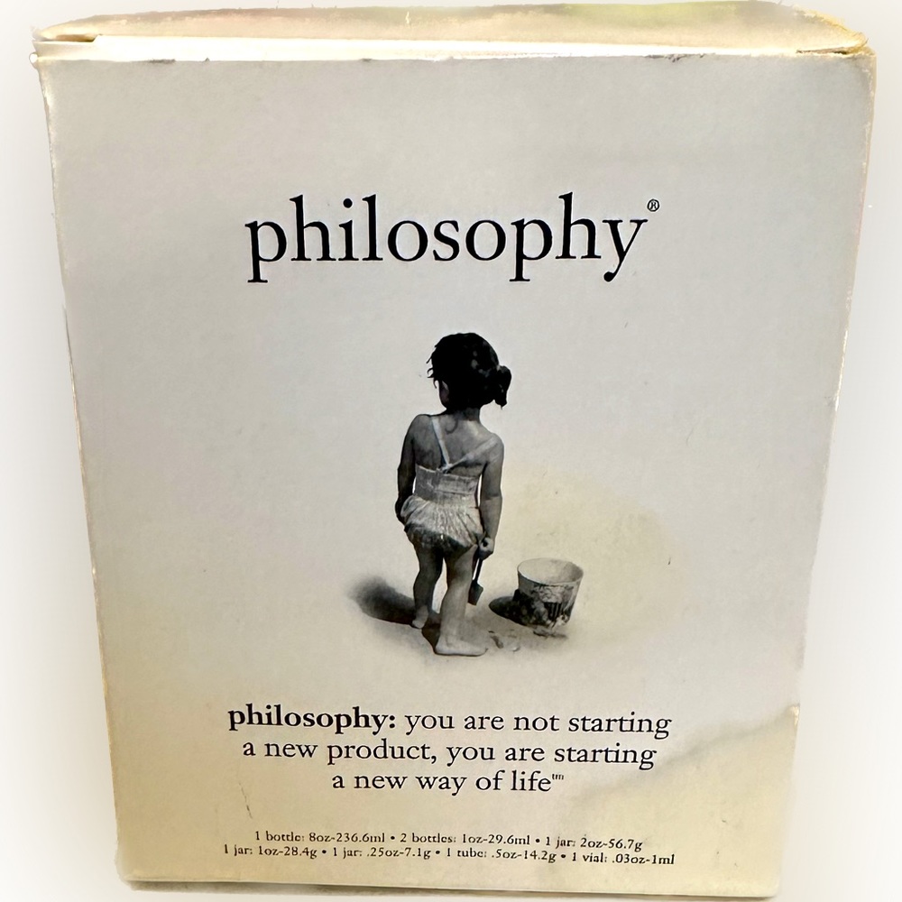 VTG PHILOSOPHY SKINCARE TRY ME SET PURITY  WHEN HOPE IS NOT ENOUGH THE GREAT ONE